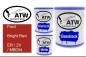 Preview: Ford, Bright Red, ER / 2V / M6034: 1L Lackdose + 1L Klarlack + 500ml Härter - Set, von ATW Autoteile West.